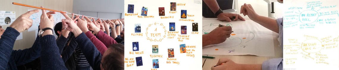 Equipe travailler ensemble